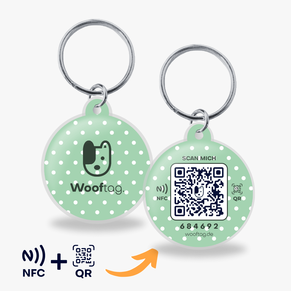 Wooftag - Mint Dot - Wooftag