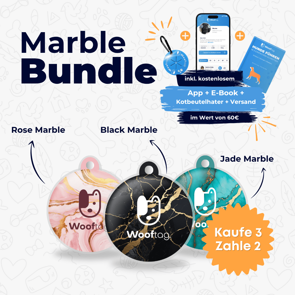 Wooftag® Marble Bundle - für dein Rudel oder zum verschenken. - Wooftag