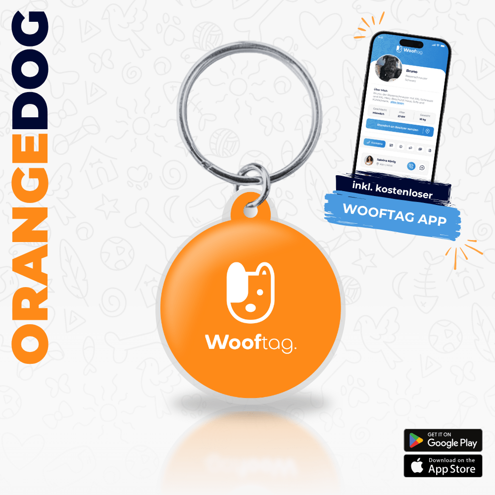 Wooftag® - Orange Dog - Wooftag