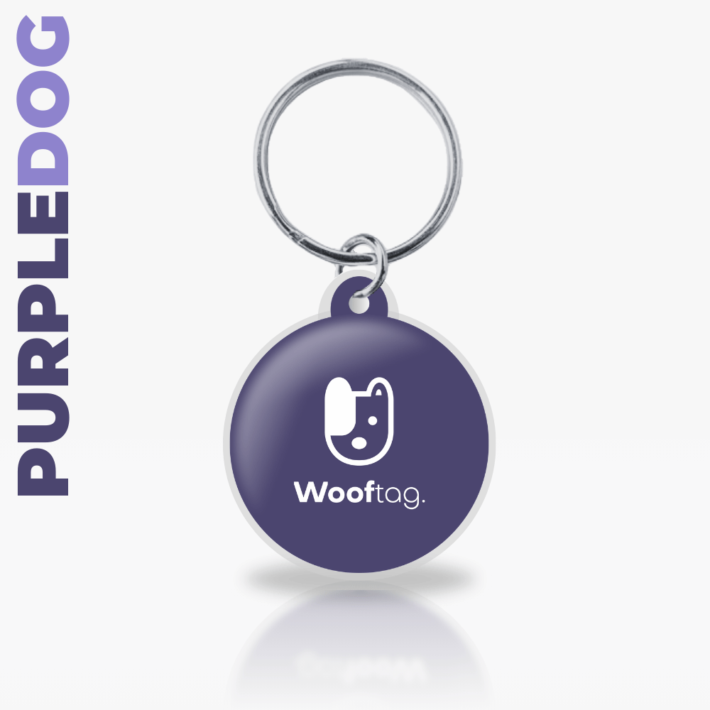 Wooftag - Purple Dog - Wooftag