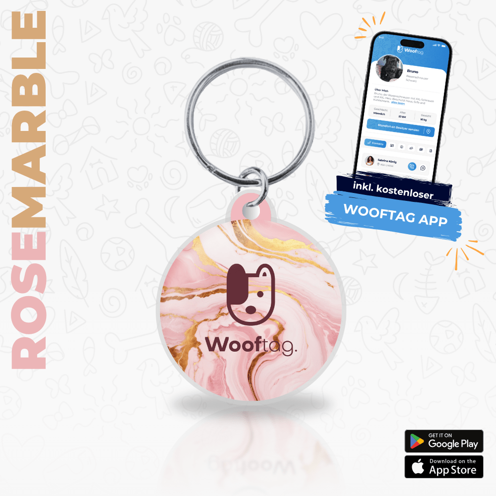 Wooftag® - Rose Marble - Wooftag