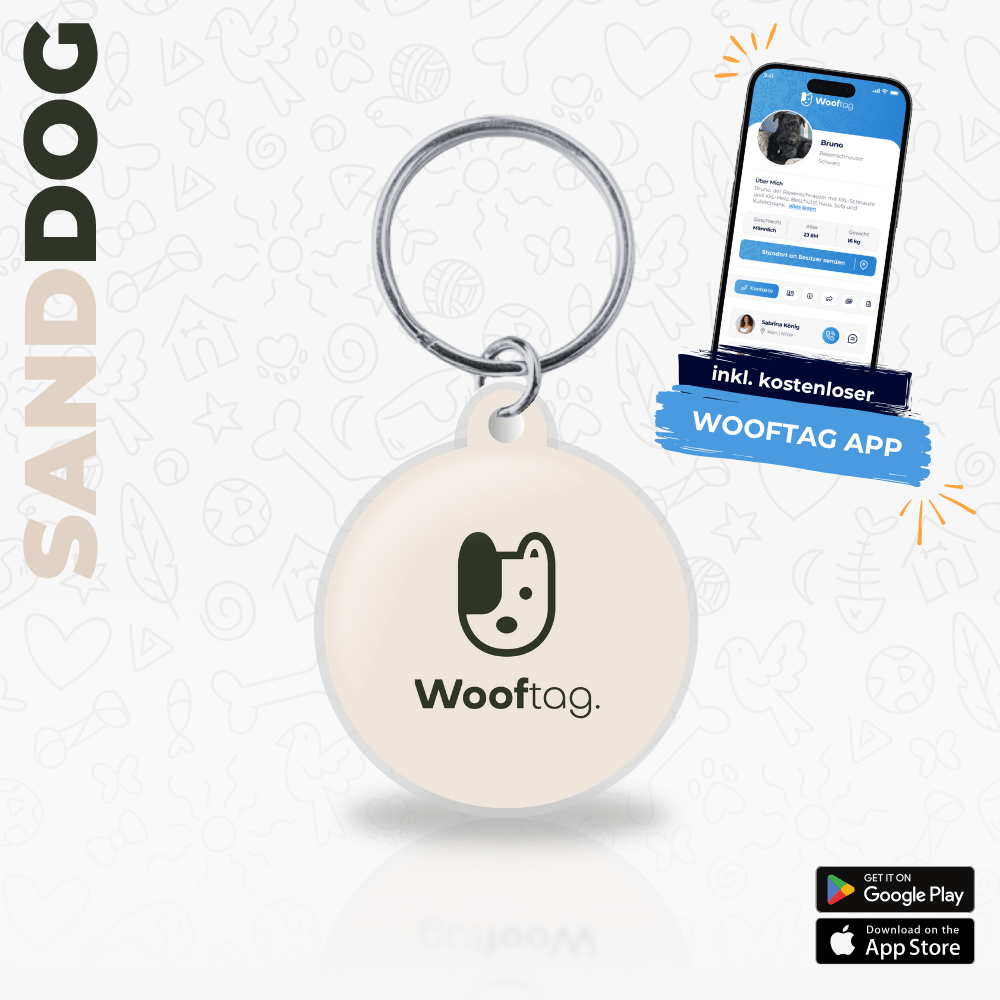 Wooftag® - Sand Dog - Wooftag