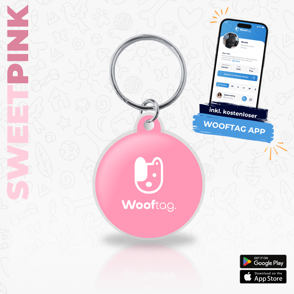 Wooftag® - Sweet Pink - Wooftag