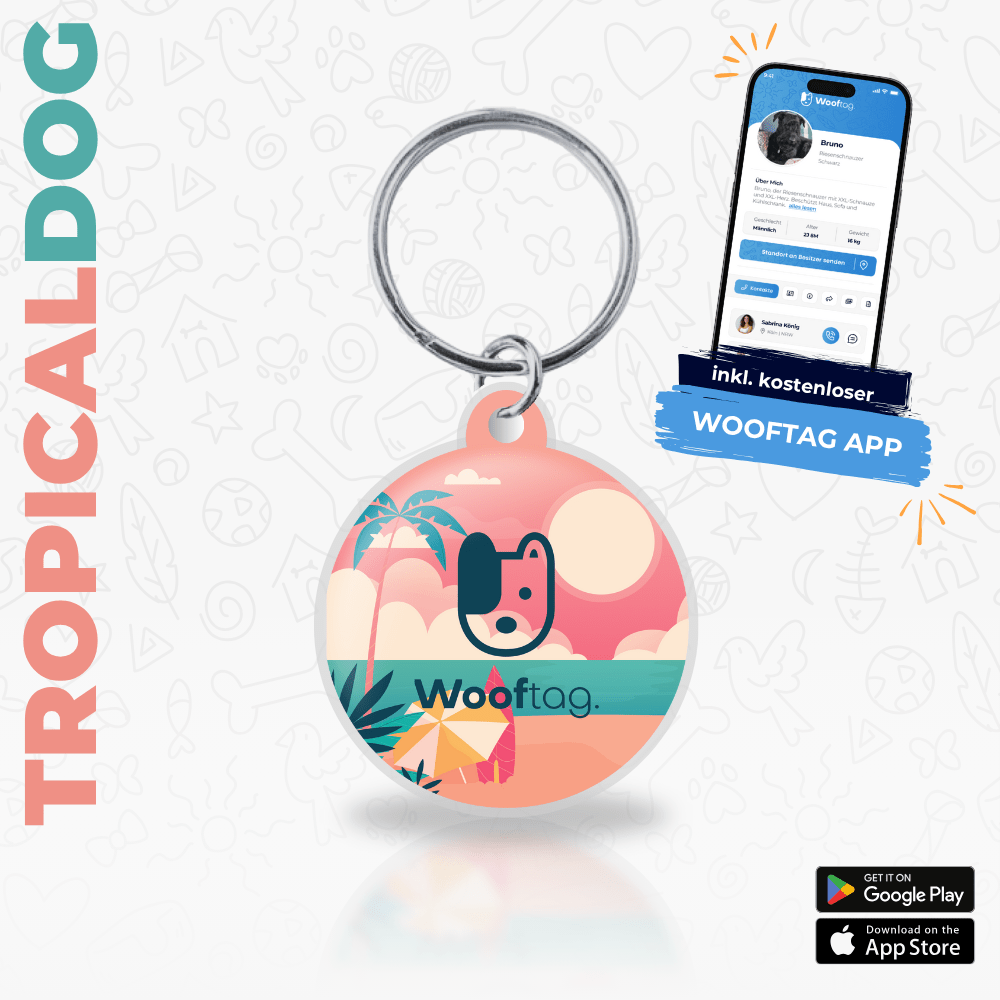 Wooftag® - Tropical Dog - Wooftag